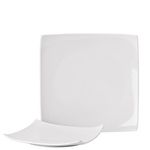 12x Square 10.75" Plate, Pure White by Utopia Dinner Plate, Crockery, Dinner Set