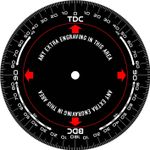 Hi-Quality Engine Timing Disc - Degree Wheel. Bespoke Laser Engraved 250mm Dia