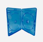 10 x Amaray Double Blu Ray Disc Cases for 2 Blu-ray Discs 14 mm Spine