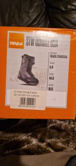ThirtyTwo STW Double Boa Mens 10 Snowboard Boots Black