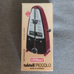 Wittner taktell Piccolo Mechanical Analogue Metronome Black Plastic/Metal