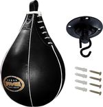 FARABI Geniune Leather Boxing Speed Ball Kickboxing Training Punching Speedball