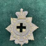 Brass Metal Medical Staff Corps Cap Badge