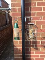 Drainpipe Bird Feeder Hanger / Hanging Basket Bracket