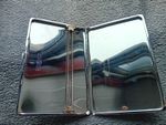 Vintage English Cigarette Case Emu Brand Sylva-Chrome 1950s