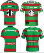 NRL MEN's South Sydney Rabbitohs League Home Away Jersey Sizes S-5XL