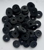 M6 Rubber Washers- 19.2mm O/D X 6.3mm I/D X 3mm Thk, various quantities