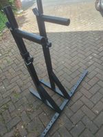 Strength shop adjustable squat stands/ dip bars