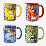 Pokemon Game Boy Vintage 11oz Ceramic Mug Pikachu Charizard Bulbasaur Venasaur