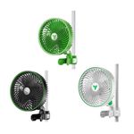 VIVOSUN AeroWave Grow tent Oscillation Clip Fan 6",wifi Control 10 Speed