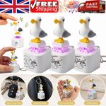 Seagull Mine Button Keychain Rechargeable with Sound & Light Stress Relief Toy