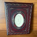 Slip-In Photo Album Holds 100 4x6 Photos Brown Faux Leather Book Bound