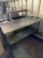 Stainless Steel Commercial Straight Work/Prep Table with Undershelf