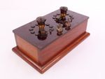Vintage Gallenkamp Resistance Box. Twin Dials.