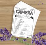 Selfie Challenge Game - 10 Wedding/Marriage Cards - Favours - Black / White