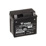 Yuasa YTX5L-BS(WC) Motorcycle Battery AGM Series Silver 5 Year Warranty
