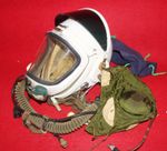 Surplus Air Force Fighter Pilot Flight High Altitude Helmet(2#) £180+ hat
