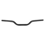 7/8" 22mm Motorcycle Retro Universal Handlebars Black Roller Bike Cafe Racer
