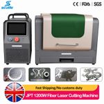 JPT 2 in 1 Fiber Laser Cutter Marking Machine 1200W Stainless Steel