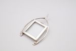 Antique Silver Novelty Wishbone Photograph Frame Hallmarked London 1906