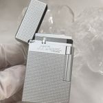 For Memorial S.T Dupont Lighter PING Sound Gas Refillable Brushed&Adapter UC-A06