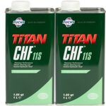 FUCHS TITAN CHF 11S Hydraulic Power Steering Fluid-Formerly Pentosin 1 Litre x2