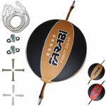FARABI Genuine Leather Double End Speed Ball Boxing Floor to Ceiling Punch Bag