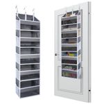 Over the Door Hanging Organiser Space Saving 5 Pockets Wardrobe Toys Storage
