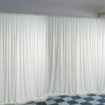 10ft x 10ft Large White Backdrop Curtains Silk drapes Anniversary Wedding Party
