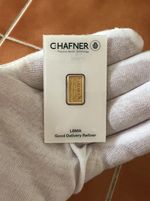 C.Hafner 2 Gram Gold Bar 999.9 24ct Fine Pure Minted Bullion - TESTED! ☑️