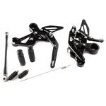 Lextek Rear Sets Black for Yamaha MT-09 (14-19) Foot Peg LEFT/RIGHT Aluminium