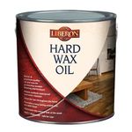 Liberon Hard Wax Oil - Floor Furniture Wood Treatment 2.5L Oak Grey Teak White