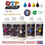 Premium DTF Ink CMYK+W Set 5x1L - Nano Sediment Free - Epson XP600 i3200 Pars