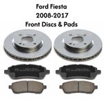 Ford Fiesta MK7 Front Brake Discs and Pads Petrol Diesel 08-17