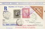 Paraguay Zeppelin Post Registered 1932 Flight From Rio To Friedrichshaven -*XF*