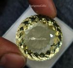 75 Ct Lemon Quartz Round Shape Excellent Cut Loose gemstone