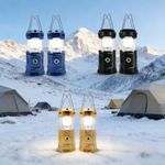 LED Camping Light Outdoor Portable Rechargeable Tent Lantern Lamp for Hiking NEW