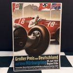 1937 GERMAN GP NURBURGRING ORIGINAL RACE PROGRAMME RUDOLF CARACCIOLA MERCEDES
