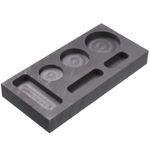 Gold Silver Graphite Ingot Mould Crucible for Casting Metal Six Hole 3.74"