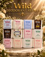Wild Deodorant Refill 40g Sensitive Mix & Match Vegan Aluminium Free Choose
