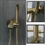 Shataff Hand Shower Bidet Douche Toilet Spray Brass Kit Brushed Brass