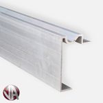 Aluminium Siderave V Groove Profile 130mm x 86mm Heavy Duty Truck 3200mm