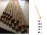 New Wooden Broom Sweeping Brush Mop Wood Handles Shaft Stick Shank Pole 15/16"