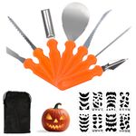 Halloween Pumpkin Carving Stencil Tool DIY Garden Sculpting Decor Party Kit Set