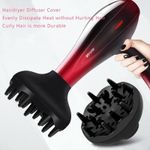 Universal Hair Dryer Diffuser Attachment Hairdressing Blower Cover Styling Curly