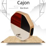 Brand New Cajon With Carry Bag Birch Black Wood Cajon Box Drum Compact
