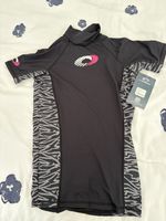 Women’s Osprey Black Short Sleeve Swim/Rash Vest New With Tags Size XS