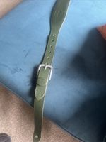 Hesitercamp Guitar Strap Padded Green