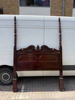 Chippendale Style Mahogany Headboard King Size Hand Carved (Corinthia Hotel)