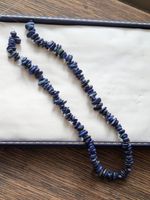 Genuine Lapis Lazuli Polished Chip Beads Strung 16" No Fastening 40g 3A Natural 